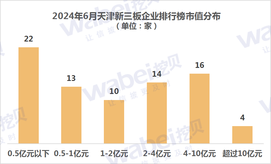 2024年6月天津新三板企业市值排行榜：13家企业去年净利润超3000万元