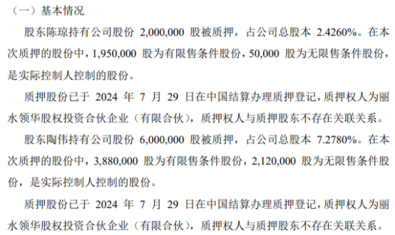 鑫亿鼎2名股东合计质押800万股  第1张