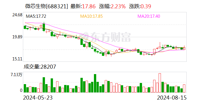 微芯生物：2024年半年度净利润约-4101万元  第1张